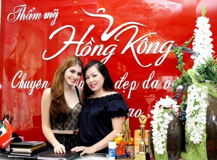 Hoa hậu Phượng Hồng Kông và siêu mẫu Andrea